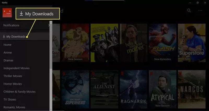 my downloads | how to download shows on netflix